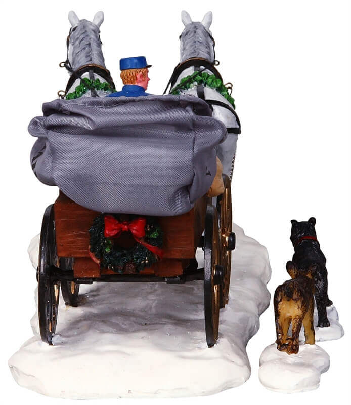 lemax-mail-carriage-figurine-cal-che-postale-village-miniature image 2