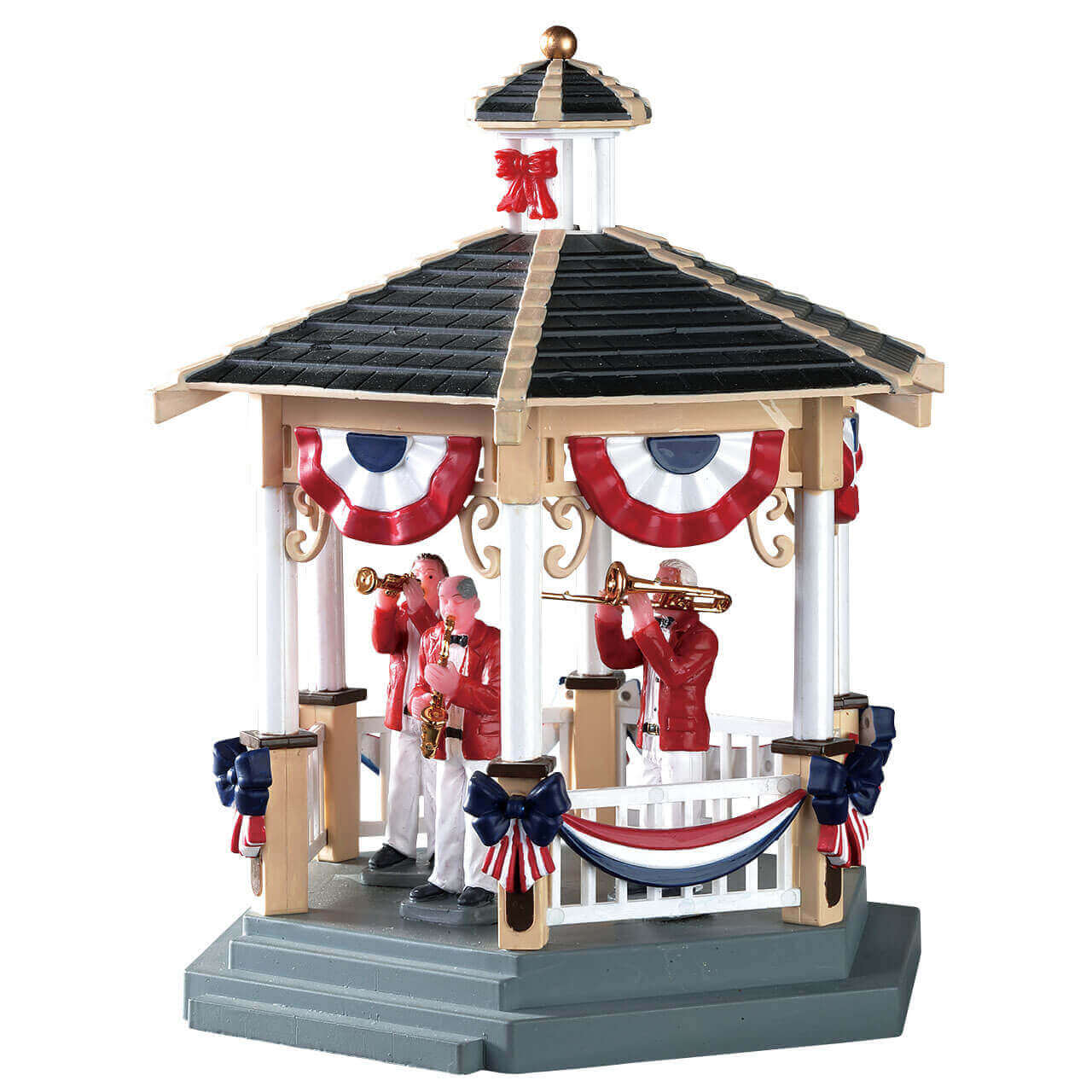 lemax-park-gazebo-kiosque-de-parc-miniature-lumineux image 1
