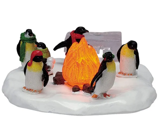 lemax-penguin-warmup-figurine-pingouins-miniature-d-hiver image 1