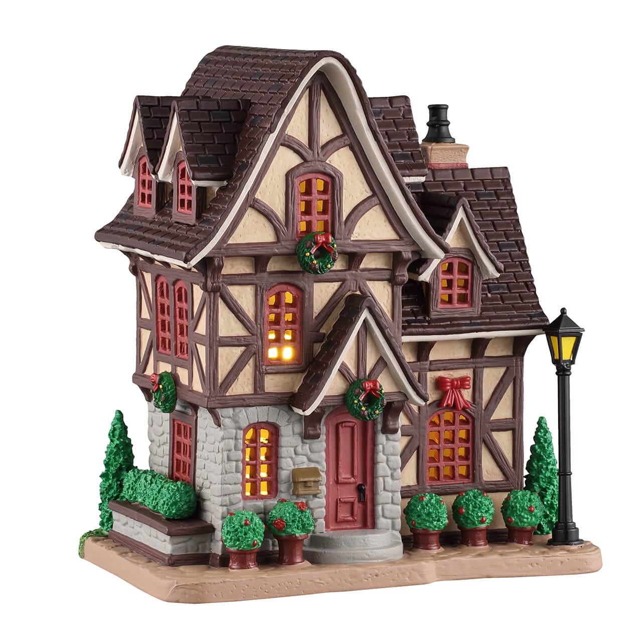 lemax-bosworth-residence-maison-de-village-caddington-illumin-e image 1