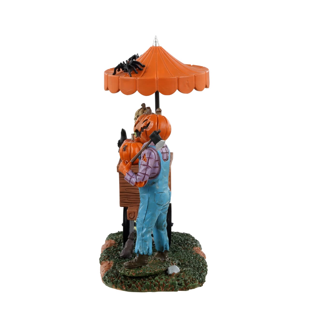 lemax-pumpkin-patch-vendor-stand-citrouilles-evil-ed-halloween image 3