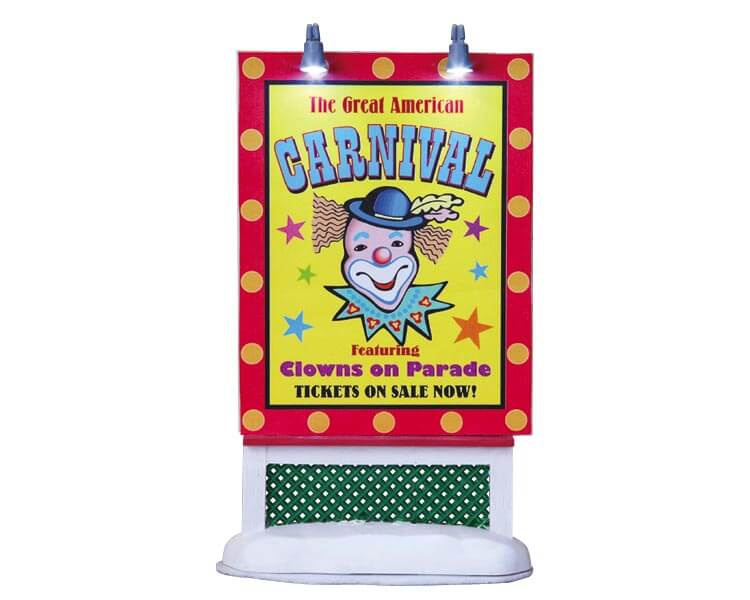 lemax-carnival-sign-panneau-miniature-de-f-te-foraine image 1