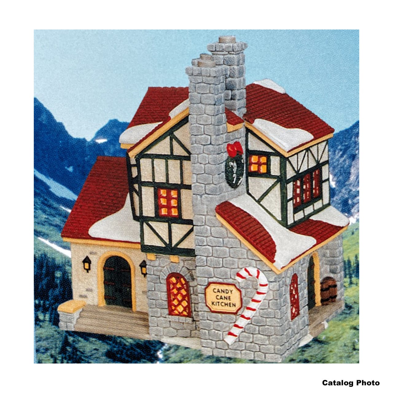 lemax-candy-cane-kitchen-b-timent-miniature-lumineux-de-no-l image 2