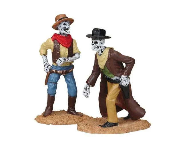 lemax-gunfighters-figurines-spooky-town-duel image 1