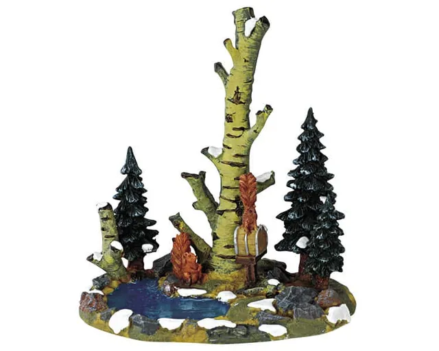 lemax-nosey-squirrels-figurine-miniature-animaux-cureuils image 1