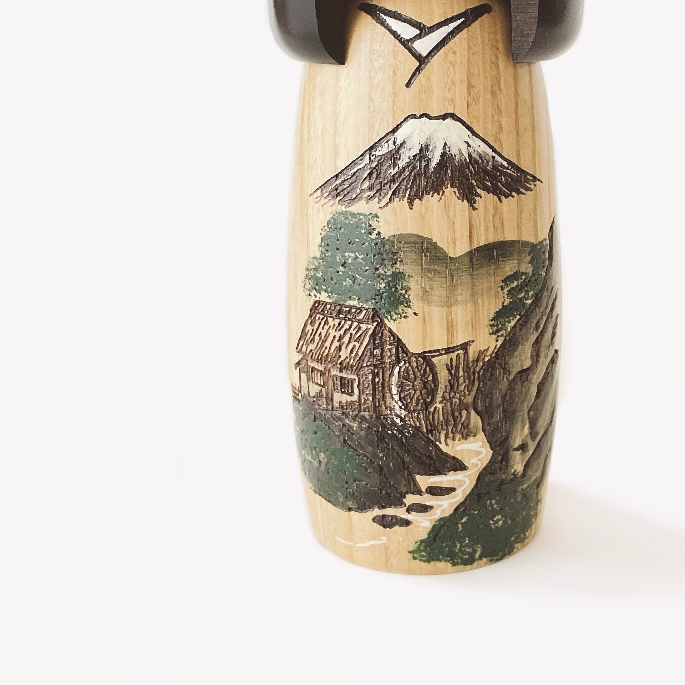 usaburo-kokeshi-sansui-fuji-figurine-artisanale-19-cm image 3
