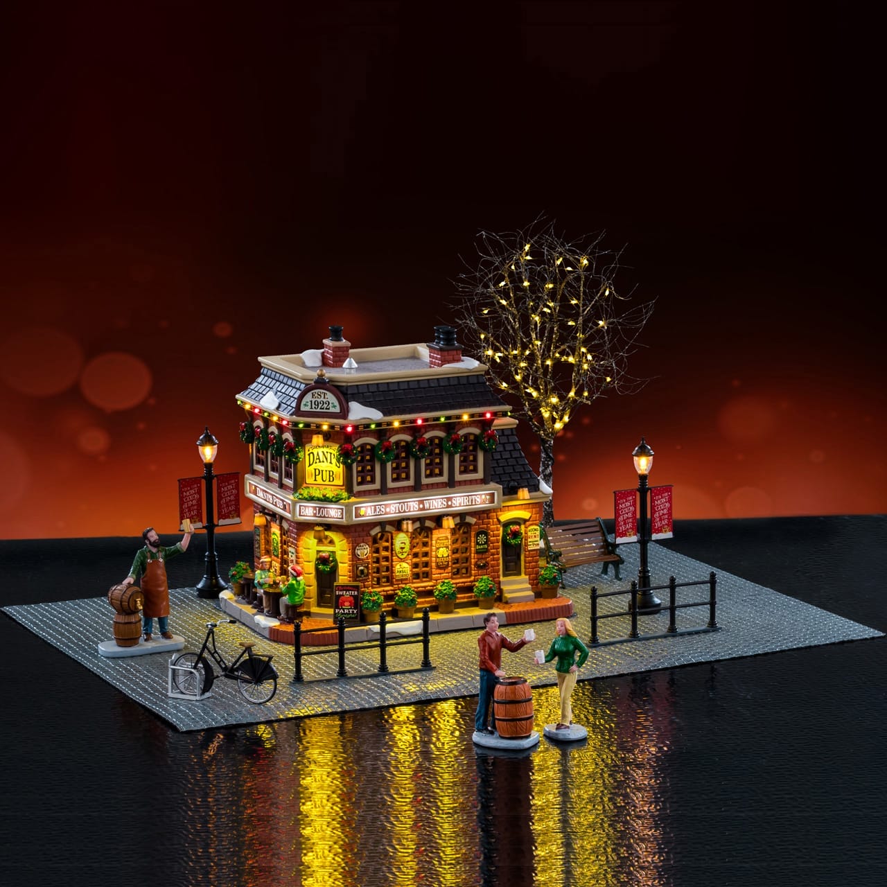 lemax-dani-s-pub-set-coffret-pub-caddington-village-complet image 1