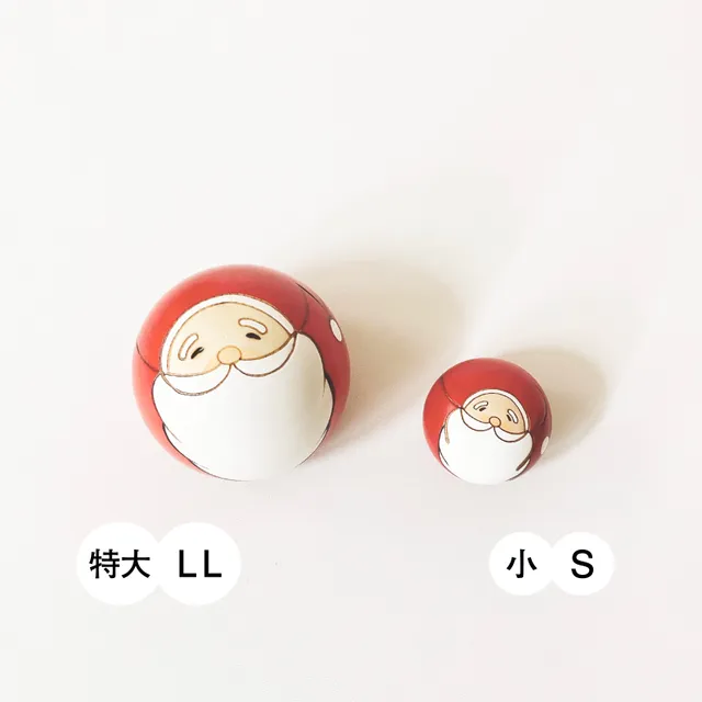 usaburo-kokeshi-mini-santa-rond-figurine-no-l-s-ll-culbuto image 1