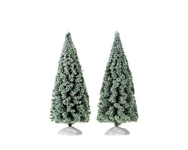 lemax-spruce-tree-small-petit-sapin-vert-miniature image 1