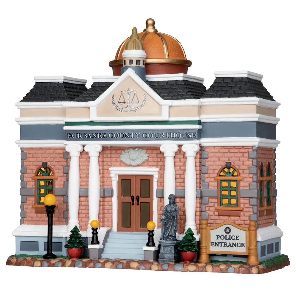 lemax-fairbanks-county-court-house-b-timent-mairie-village image 1