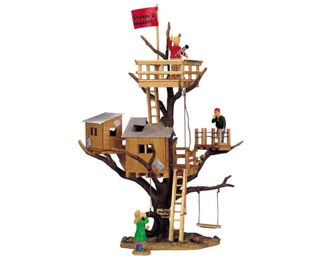 lemax-steven-s-hideout-figurine-miniature-village image 1