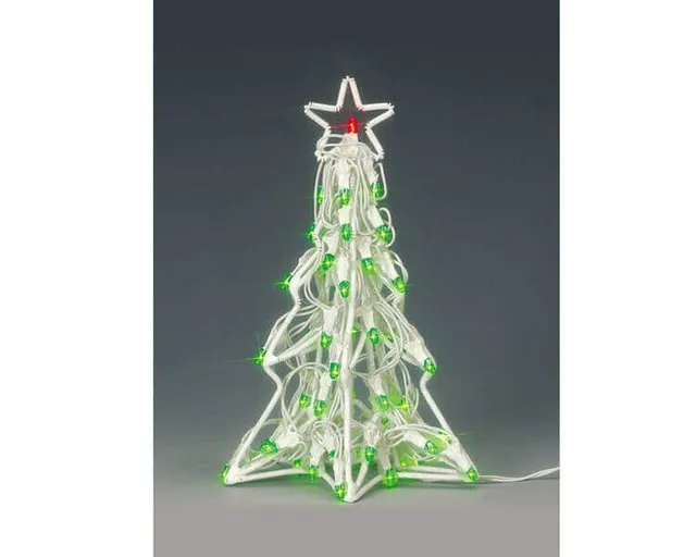 lemax-lighted-sculpture-christmas-tree-large-sapin-lumineux-d-coratif image 1