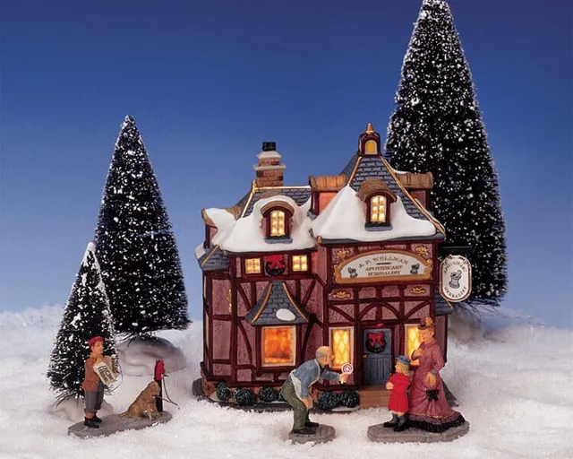 lemax-7pc-apothecary-herbalist-set-coffret-7-figurines image 1