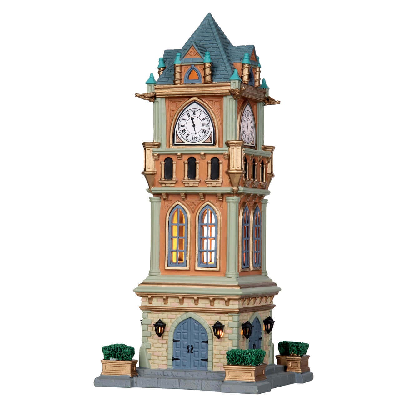 lemax-municipal-clock-tower-tour-horloge-caddington image 1