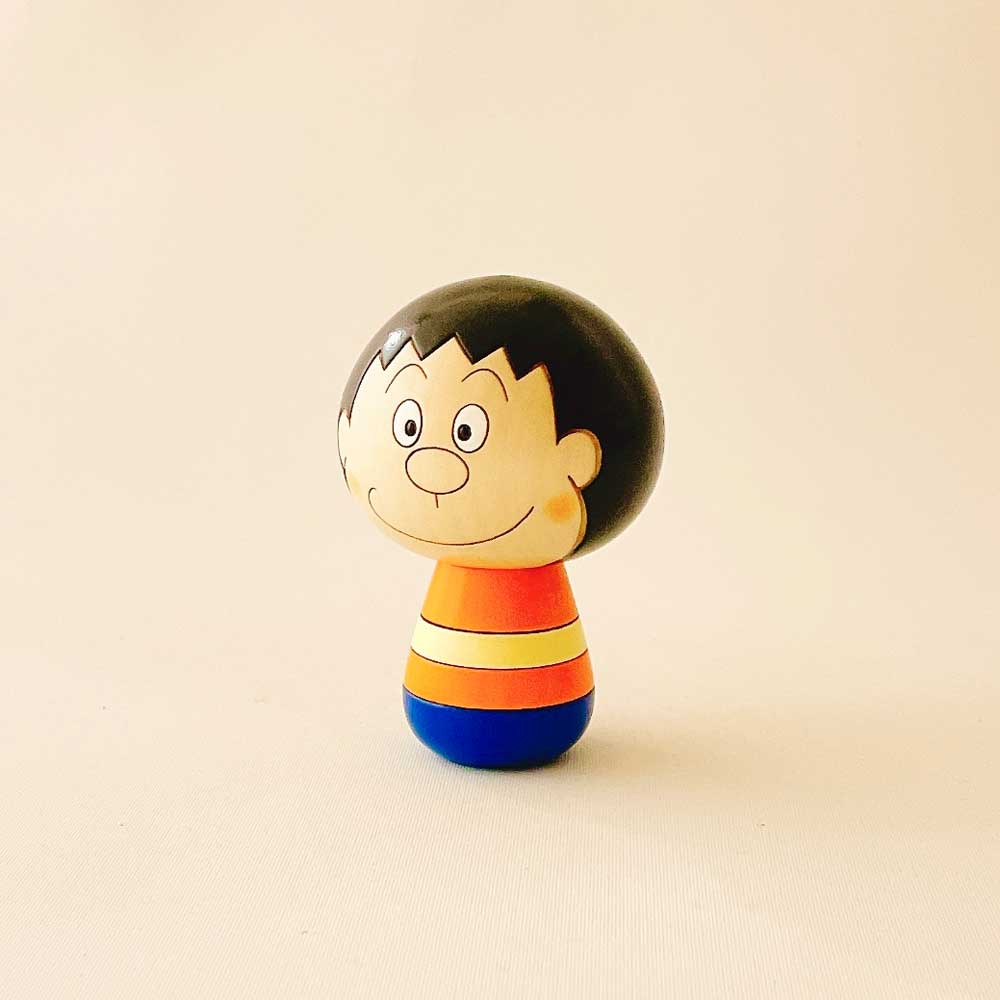 usaburo-kokeshi-doraemon-figurine-artisanale-9-2-cm image 2