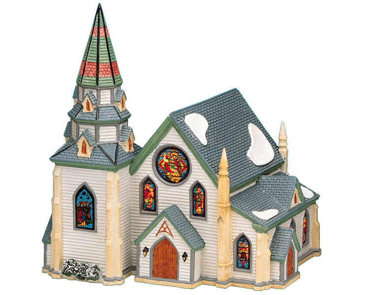 lemax-riverside-memorial-b-timent-miniature-m-morial-lumineux image 1