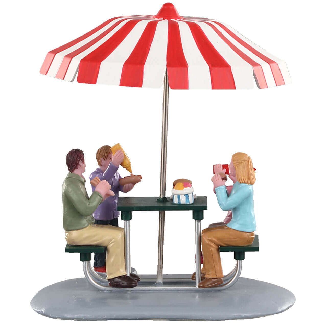 lemax-lunch-at-the-park-figurine-famille-pique-nique image 4