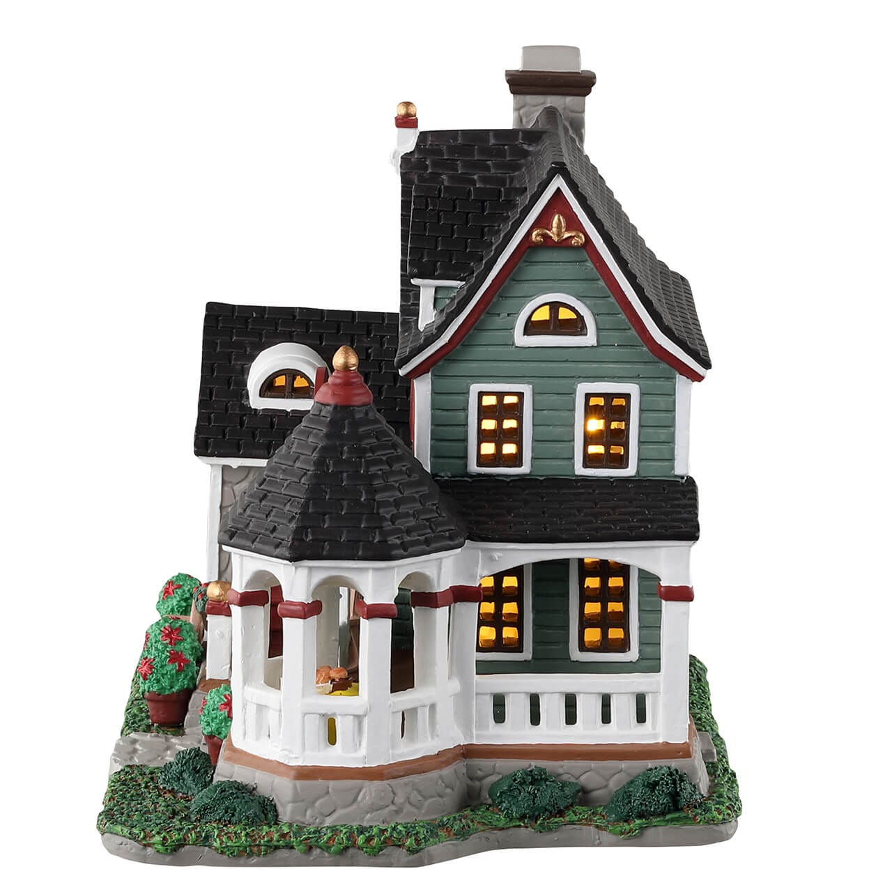 lemax-lily-s-bed-breakfast-maison-miniature-caddington-illumin-e image 3