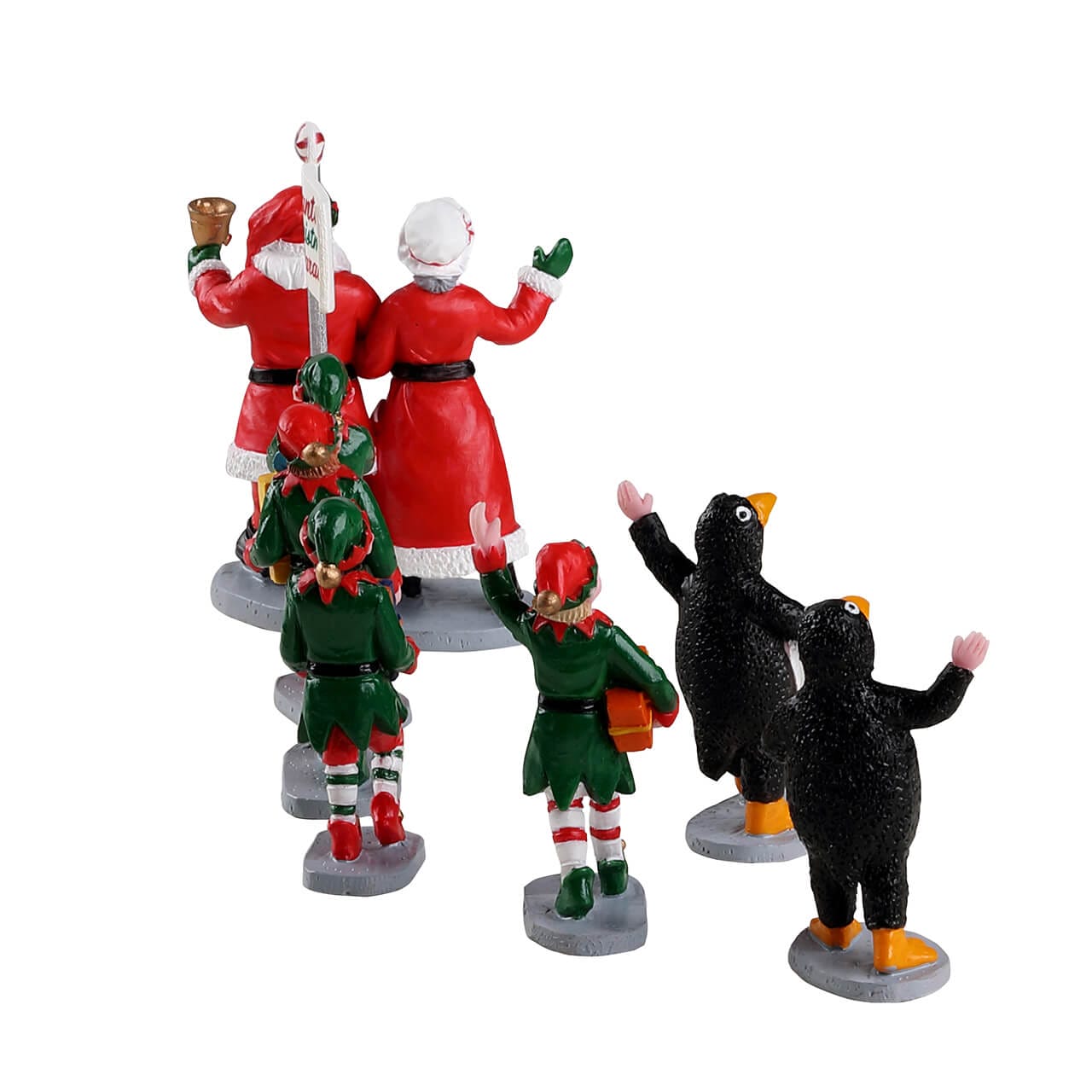 lemax-santa-s-elf-parade-sc-ne-parade-de-no-l-caddington image 2