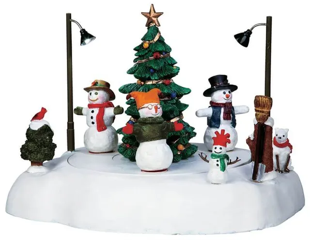 lemax-snowman-jamboree-sc-ne-miniature-bonhommes-de-neige image 1