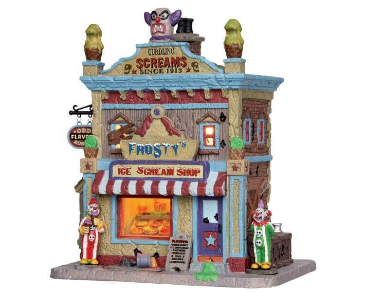 lemax-spooky-town-frosty-s-ice-scream-shop-glacier-hant-lumineux image 4