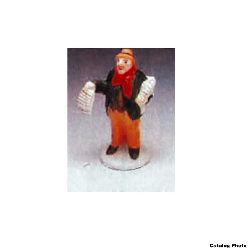 lemax-newspaper-vendor-figurine-miniature-marchand-de-journaux image 1