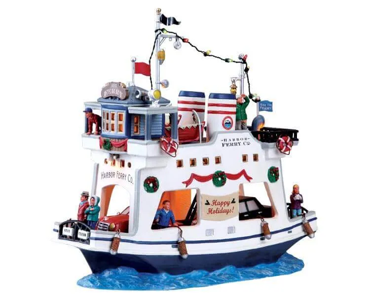 lemax-harbor-ferry-co-b-timent-miniature-portuaire-pour-village image 1
