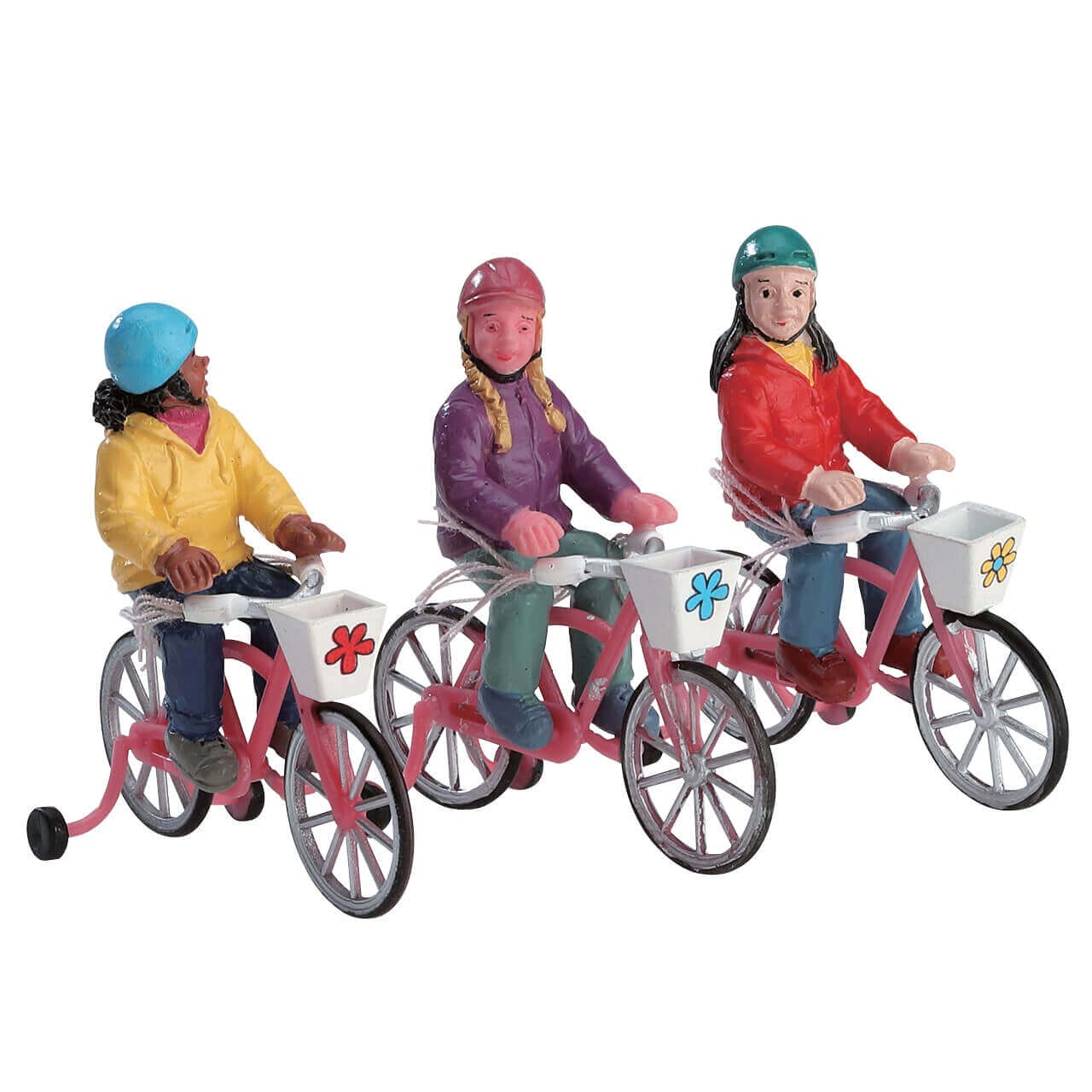 lemax-bike-ride-set-of-3-figurines-v-lo-village-de-no-l image 1
