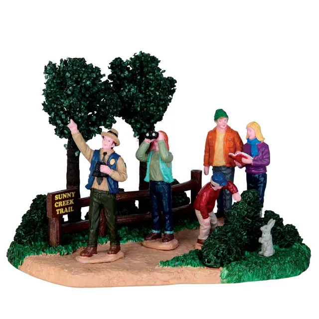 lemax-sunny-trails-figurine-village-miniature image 1