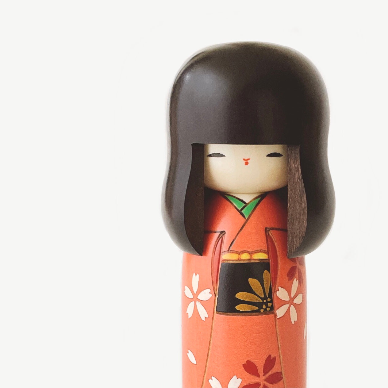 usaburo-kokeshi-kozakura-small-cherry-blossoms-kokeshi-sakura-15-5-cm image 2
