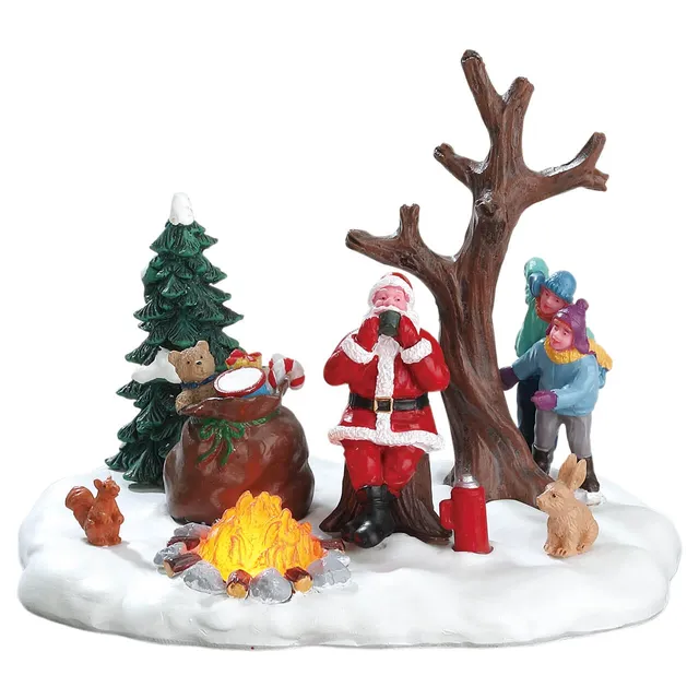 lemax-santa-takes-a-break-figurine-miniature-p-re-no-l image 1