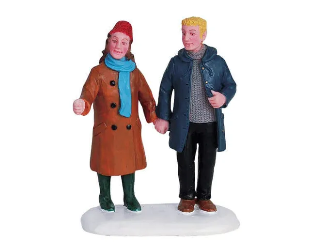 lemax-romantic-couple-figurines-couple-miniature image 1