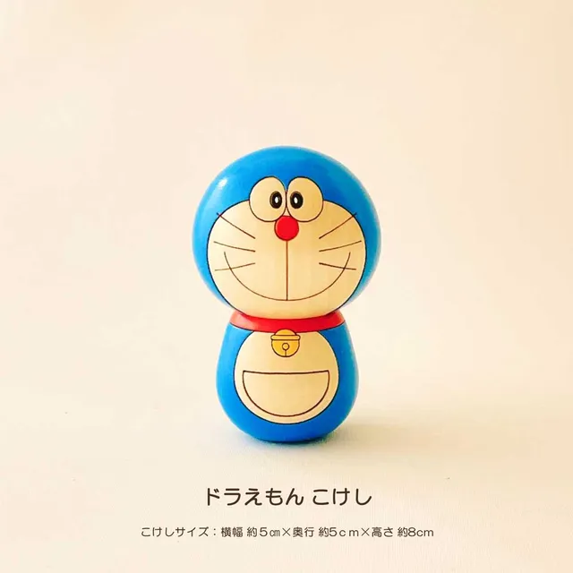 usaburo-kokeshi-doraemon-poup-e-kokeshi-artisanale-9-2-cm image 1