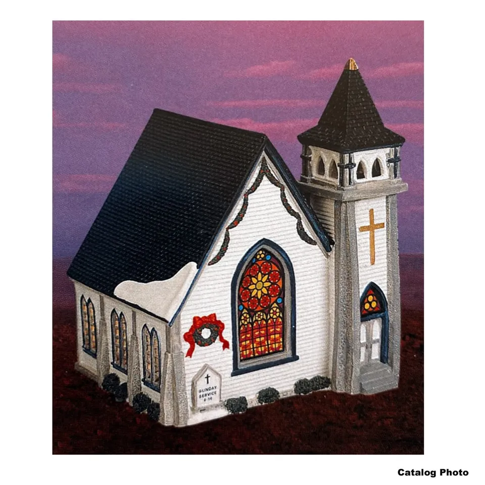 lemax-church-of-the-good-shepherd-glise-miniature-de-village image 1