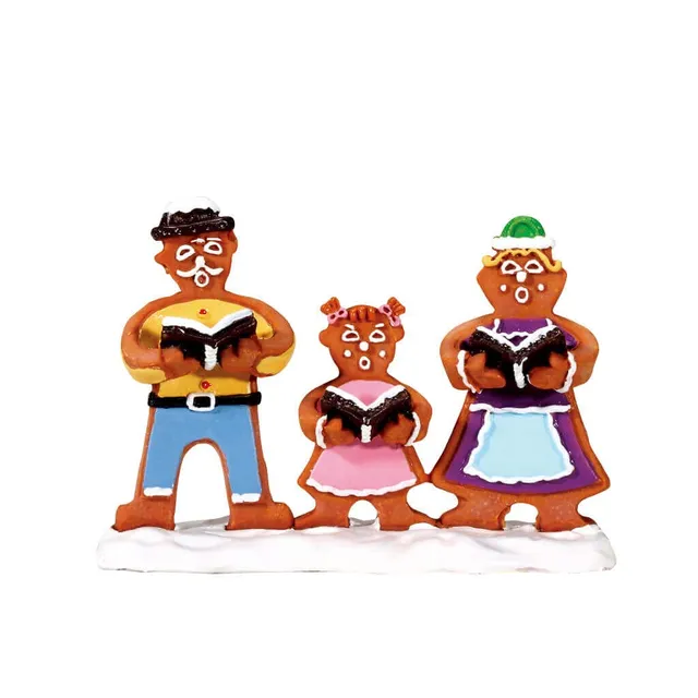lemax-gingerbread-carolers-figurines-chorale-pain-d-pice-no-l image 1