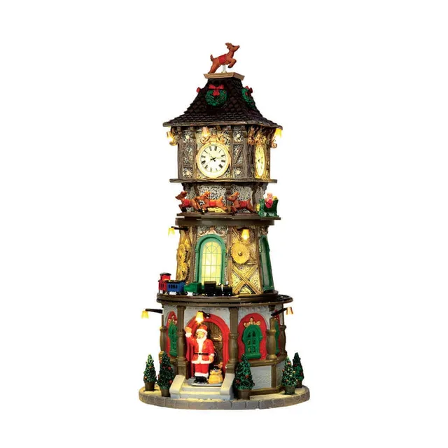 lemax-christmas-clock-tower-tour-horloge-anim-e image 1