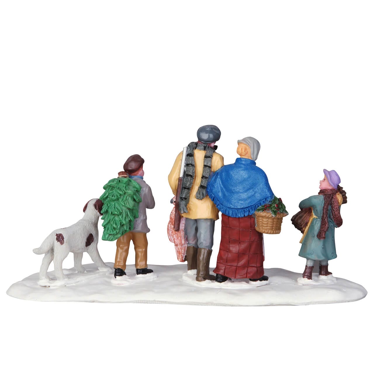 lemax-rural-victorian-family-famille-victorienne-miniature-village-no-l image 4