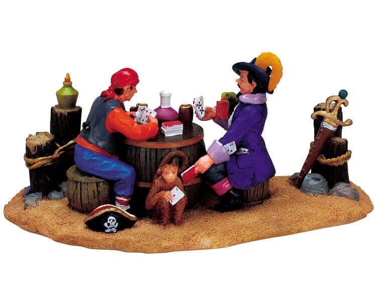 lemax-spooky-town-bucaneer-poker-figurine-pirate image 1