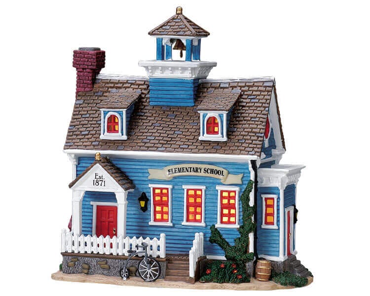 lemax-elementary-school-cole-miniature-de-collection image 1