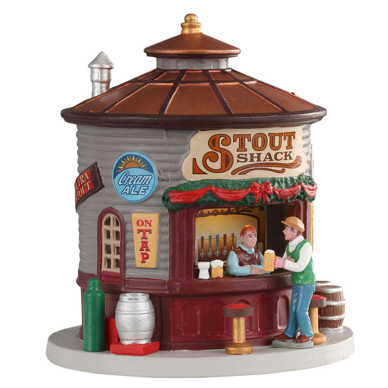 lemax-the-stout-shack-b-timent-miniature-taverne-de-no-l image 1