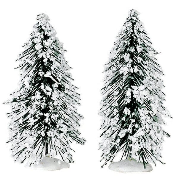 lemax-4-needle-pine-tree-set-of-2-lot-de-2-sapins-miniatures image 1