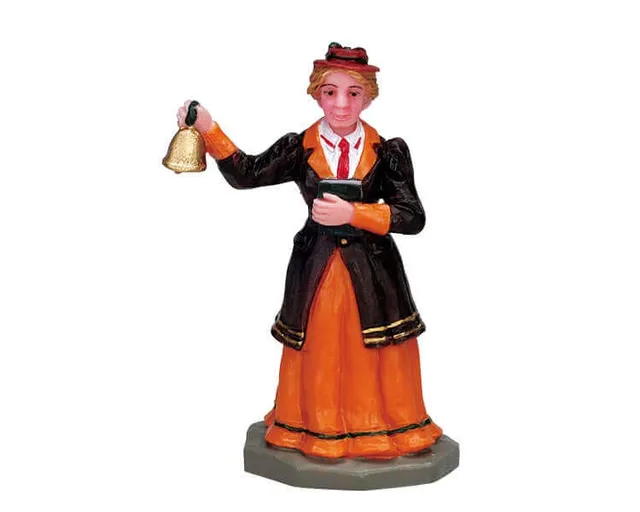 lemax-school-marm-figurine-cole-village-miniature image 1