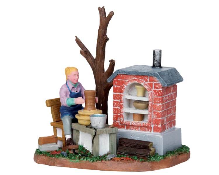 lemax-ceramic-art-figurine-atelier-c-ramique-village-miniature image 1