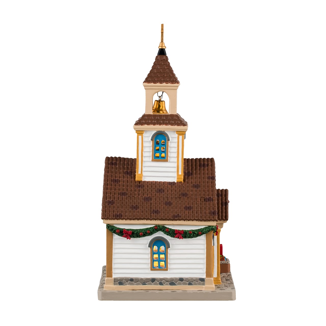 lemax-the-new-village-church-glise-miniature-illumin-e-caddington image 2