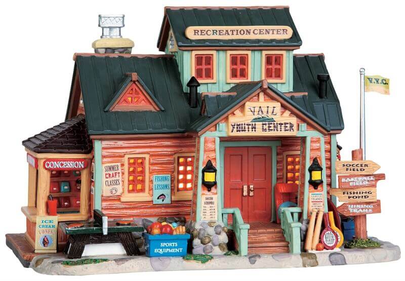 lemax-vail-youth-center-b-timent-miniature-lumineux-de-village image 1