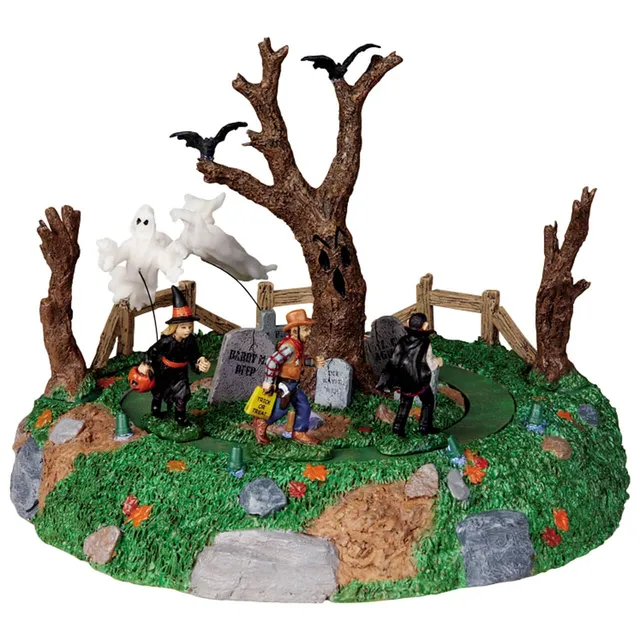lemax-detour-through-a-graveyard-spooky-town-d-cor-cimeti-re image 1
