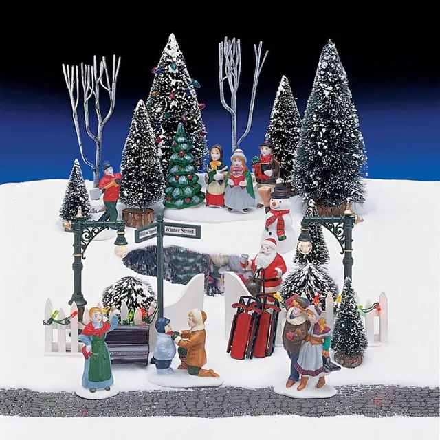 lemax-set-30-accessoires-village-miniature image 1