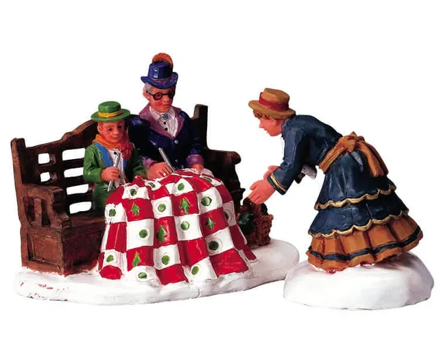 lemax-christmas-quilters-figurine-miniature-de-collection image 1