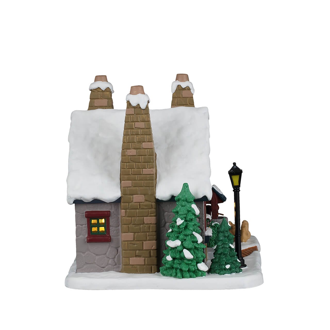 lemax-piney-grove-cottage-chalet-miniature-caddington-enneig image 2