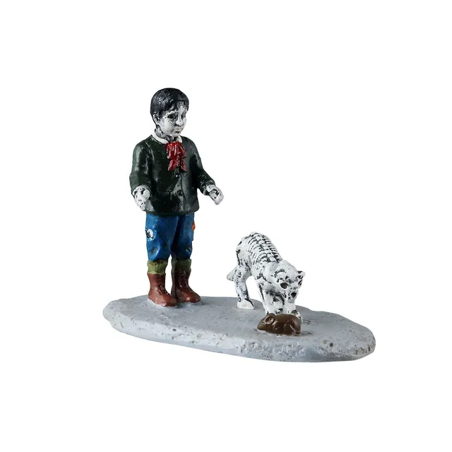 lemax-creepy-cat-chat-squelette-spooky-town image 1